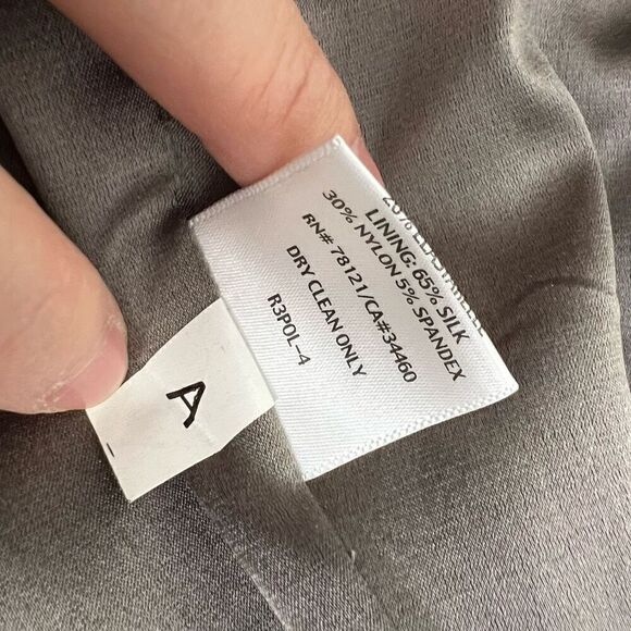 Eileen Fisher Medium Light-weight * Gray Ramie Blend Zip Long Sleeve Jacket Spri - Picture 16 of 16